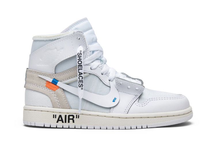Off-White x Air Jordan 1 Retro High OG BG 'White' 2018