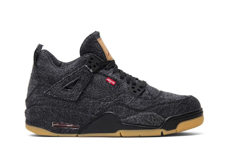 Levi's x Air Jordan 4 Retro GS 'Black Denim'