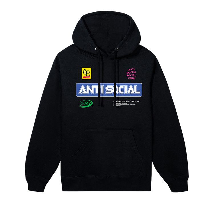 Anti Social Social Club Sponsored Hoodie 'Black'