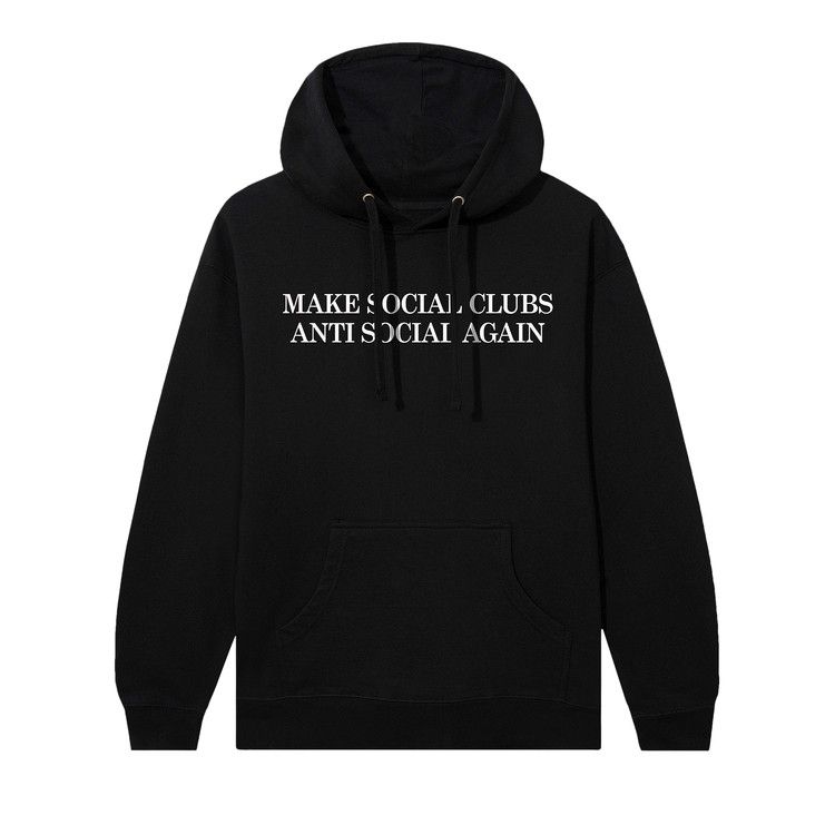 Anti Social Social Club Double Hate Hoodie 'Black'