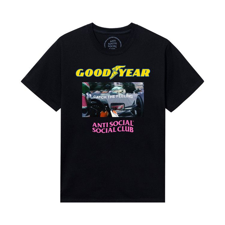 Anti Social Social Club x Goodyear Catch The Feeling Tee 'Black'