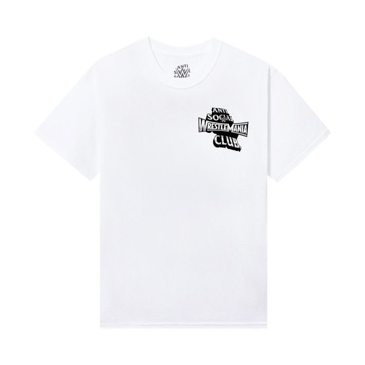 Anti Social Social Club x WWE Wrestlemania Tee 'White'