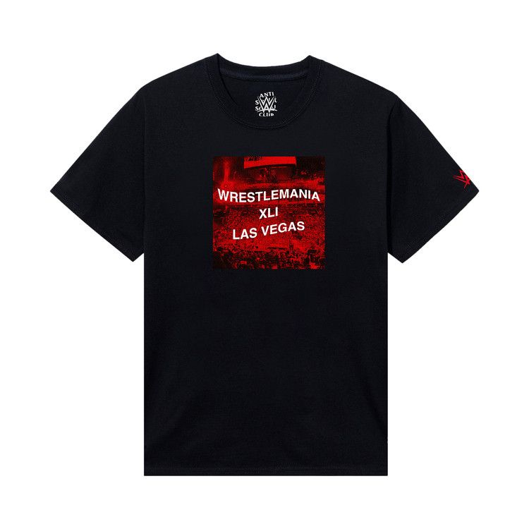 Anti Social Social Club x WWE Wrestlemania Las Vegas Tee 'Black'