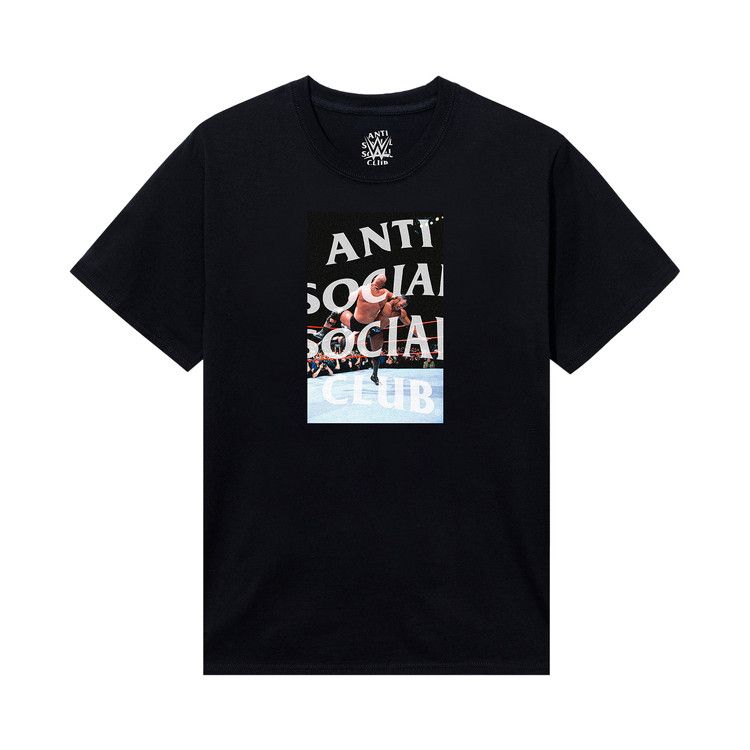 Anti Social Social Club x WWE The Rock Tee 'Black'