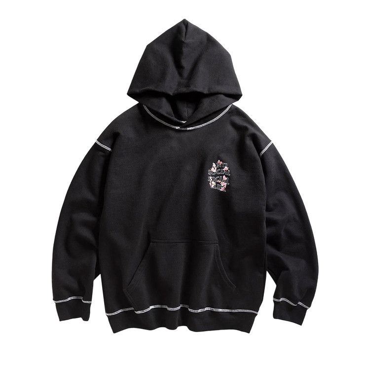 Anti Social Social Club Contrast Stitch Hoodie 'Black'