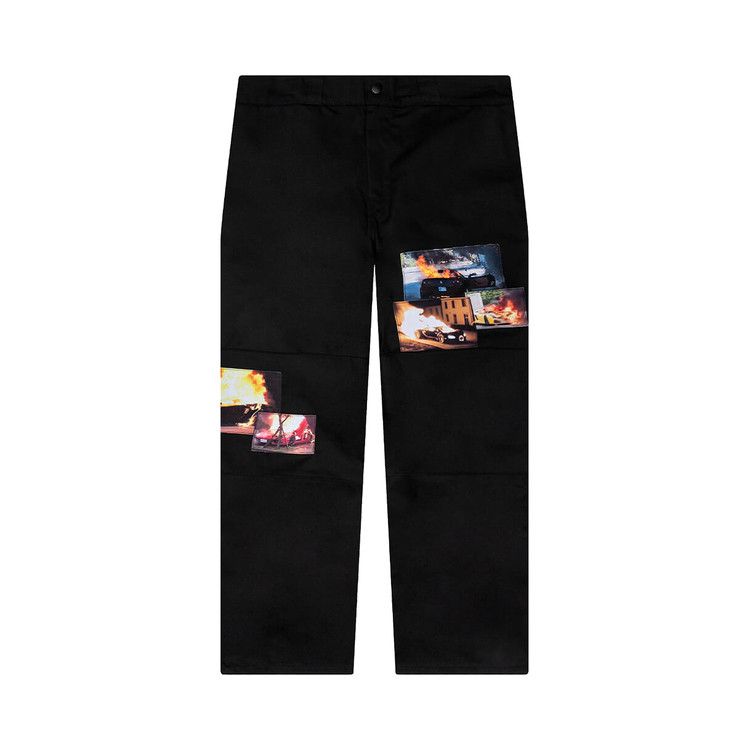 Anti Social Social Club Burnout Work Pant 'Black'
