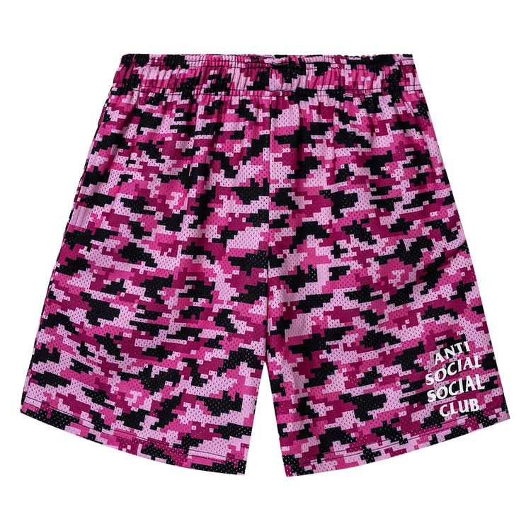 Anti Social Social Club Pixel Camo Short 'Pink'