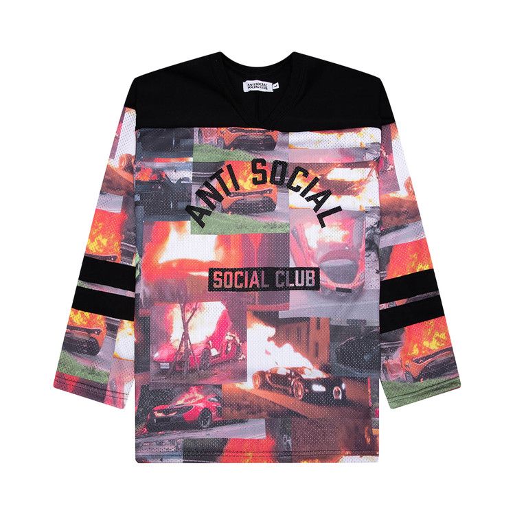Anti Social Social Club Burnout Hockey Jersey 'Multicolor'