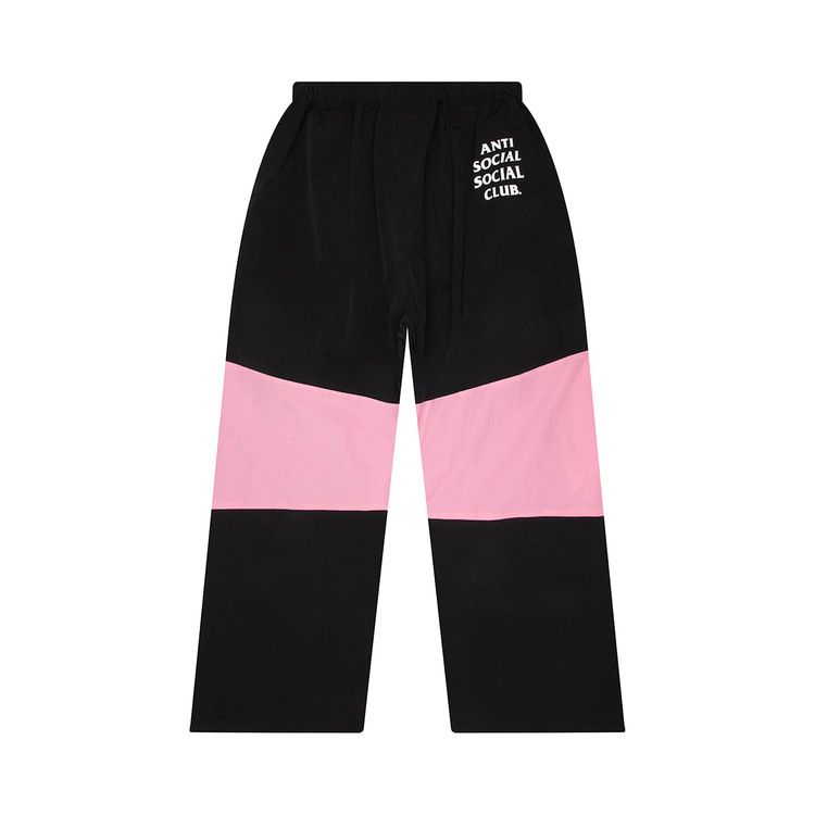 Anti Social Social Club Track Pants 'Black/Pink'