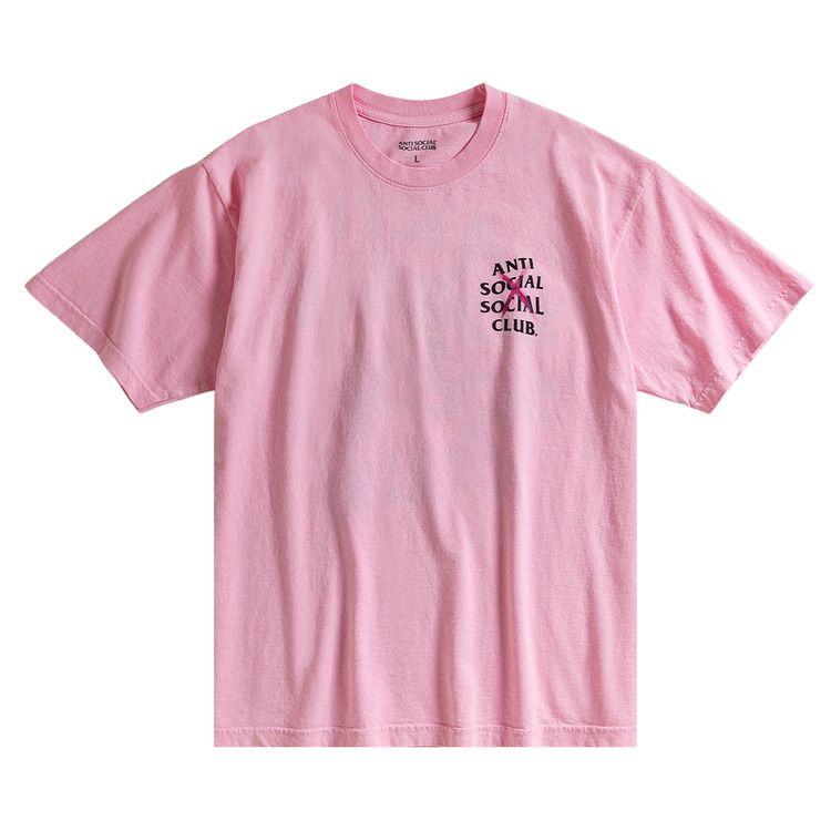 Anti Social Social Club Cancelled Hand Painted Tee 'Pink'