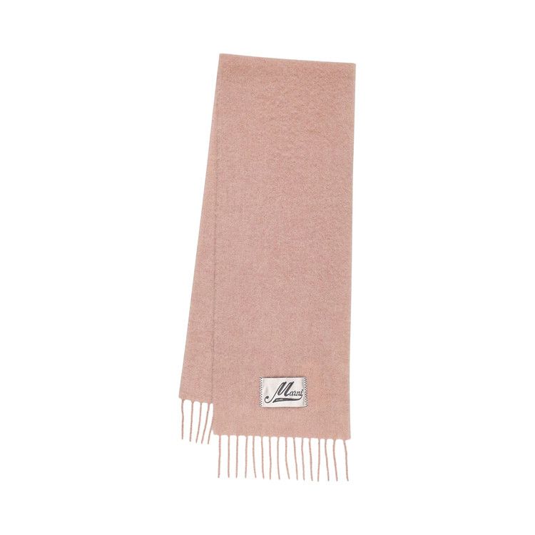 Marni Brushed Alpaca Scarf 'Magnolia'