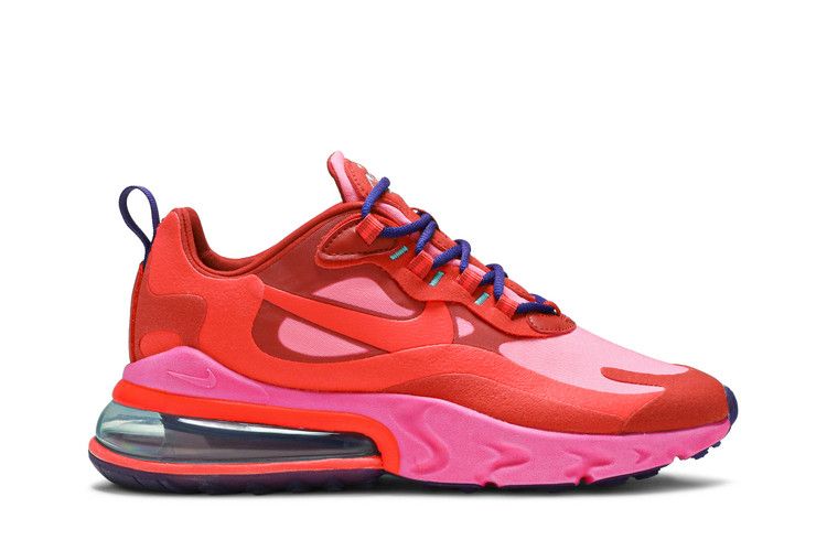 Nike Wmns Air Max 270 React 'Mystic Red Pink Blast'