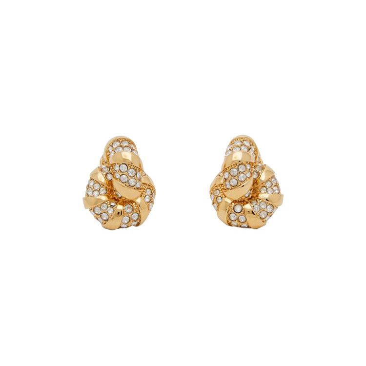 Lanvin Rhinestone Melodie Earrings 'Gold/Crystal'