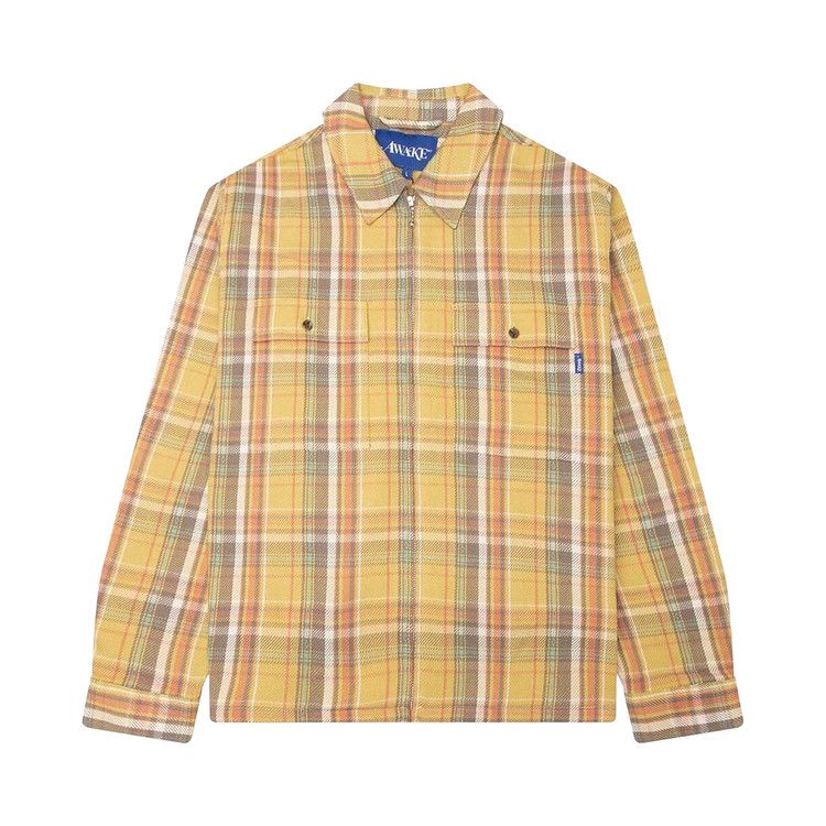 Awake NY Rivington Zip Flannel 'Yellow'