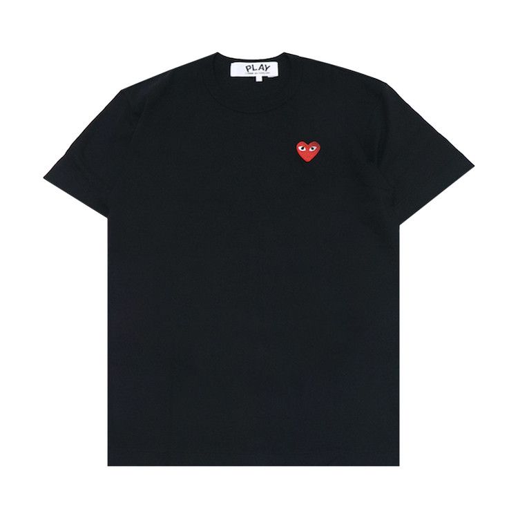 Comme des Garçons PLAY Heart Emblem T-Shirt 'Black'