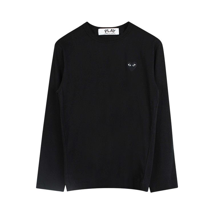 Comme des Garçons PLAY Heart Emblem Long-Sleeve Shirt 'Black'