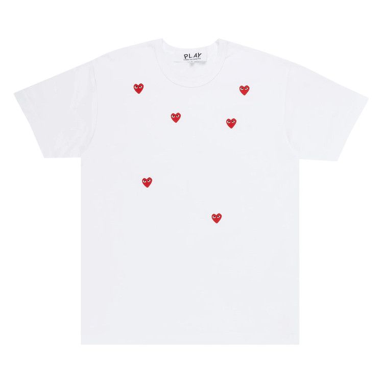 Comme des Garçons Multi Red Heart Tee 'White'