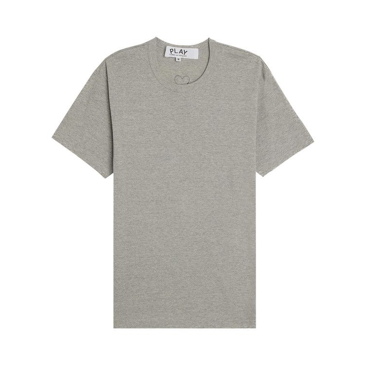 Comme des Garçons PLAY Back Emblem T-Shirt 'Grey'