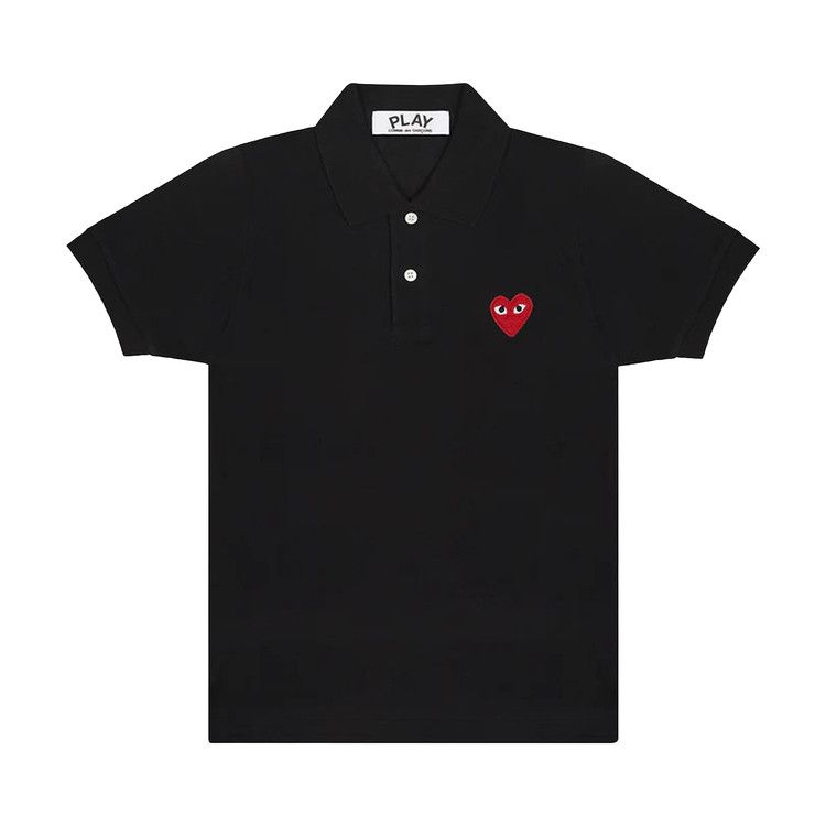 Comme des Garçons PLAY Red Emblem T-Shirt 'Black'