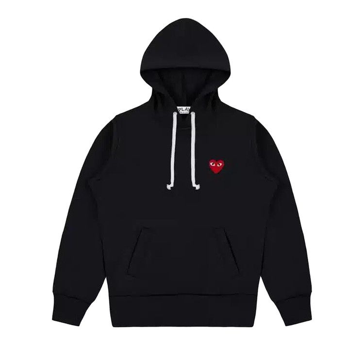 Comme des Garçons PLAY Heart Emblem Hoodie 'Black'