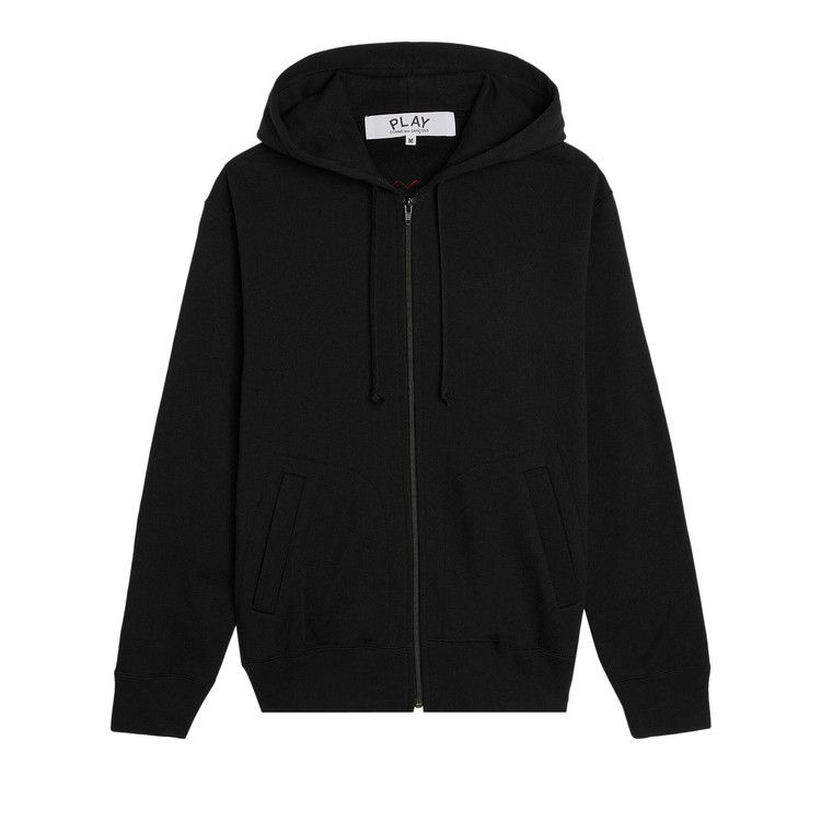 Comme des Garçons PLAY Heart Back Emblem Hooded Zip Up 'Black'