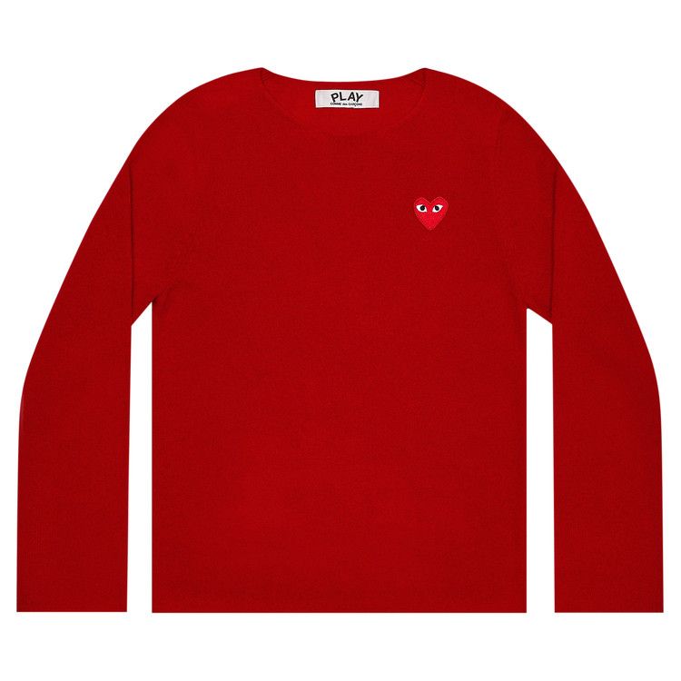 Comme des Garçons PLAY Crewneck Sweater 'Red'