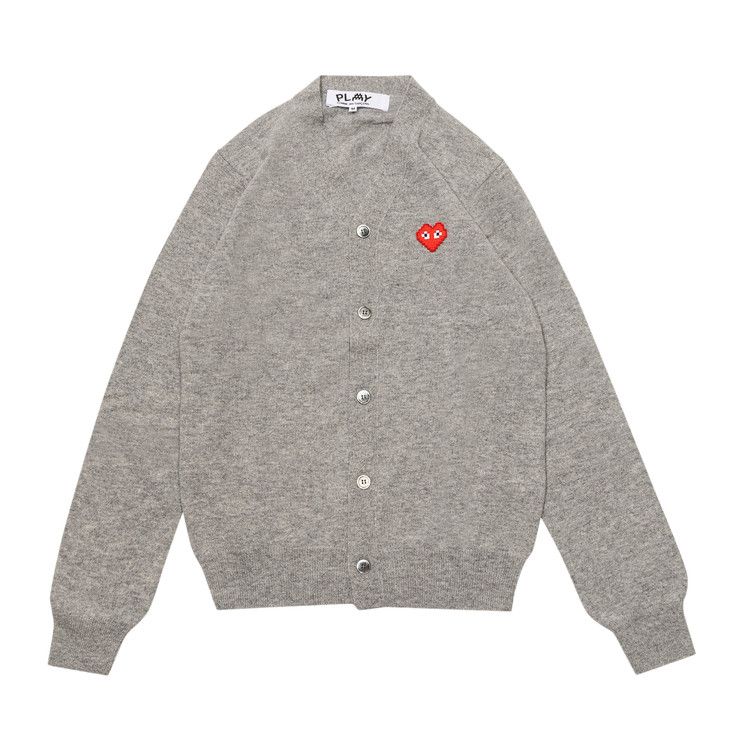 Comme des Garçons PLAY x Invader Cardigan 'Grey'