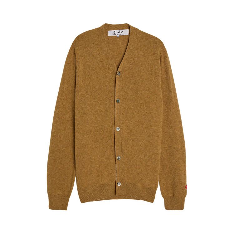 Comme des Garçons PLAY Small Heart Cardigan 'Camel'