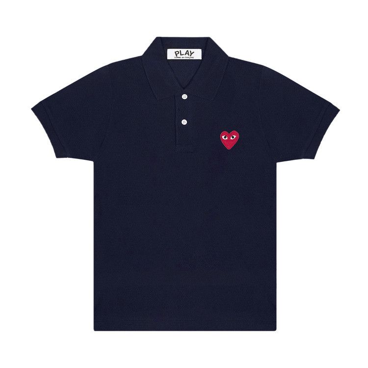 Comme des Garçons PLAY Heart Polo 'Navy'