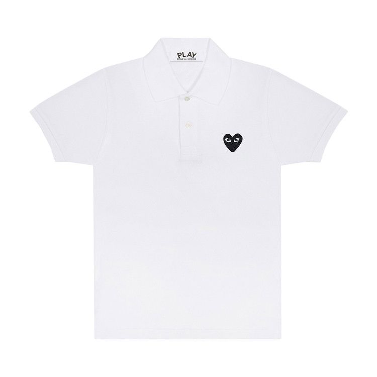 Comme des Garçons PLAY Polo T-Shirt 'White'