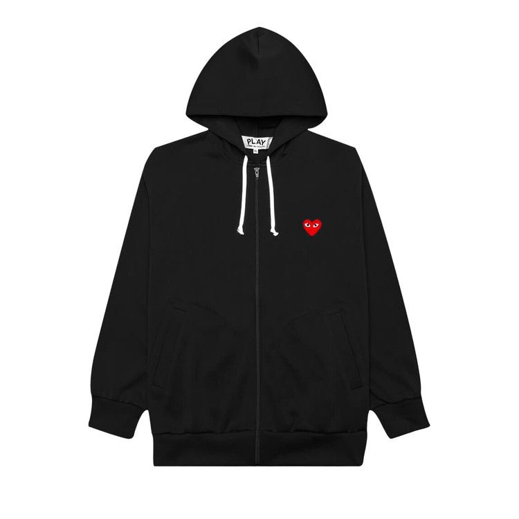 Comme des Garçons PLAY Heart Hooded Sweatshirt 'Black'