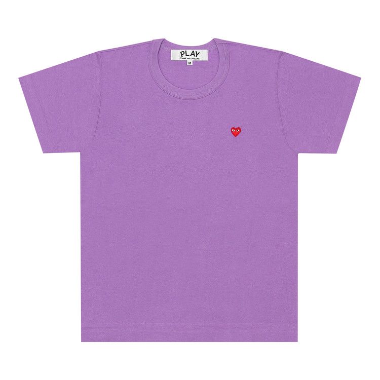 Comme des Garçons PLAY Small Red Heart T-Shirt 'Purple'