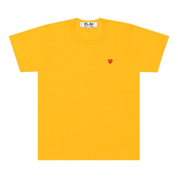 Comme des Garçons PLAY Small Heart T-Shirt 'Yellow'