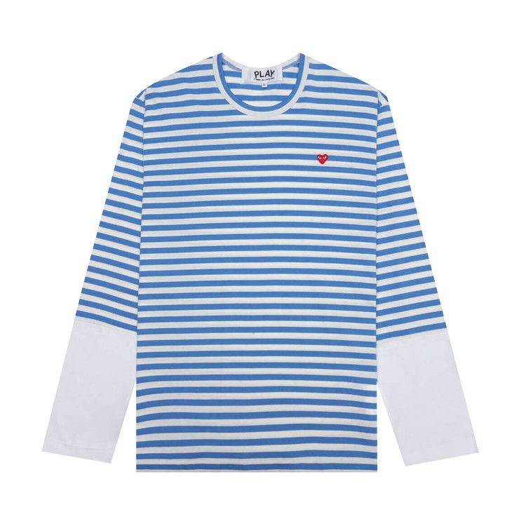 Comme des Garçons PLAY Stripe T-Shirt 'Blue'