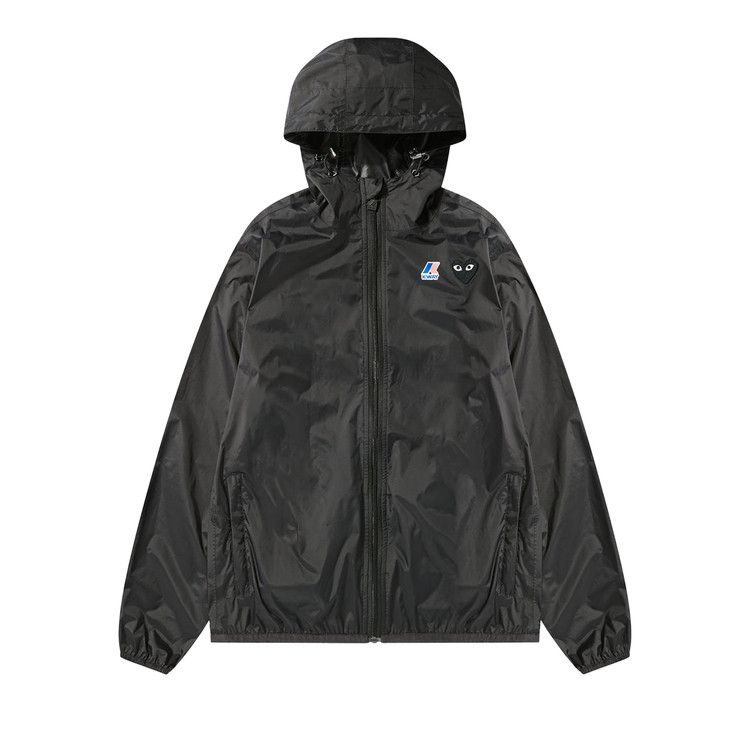 Comme des Garçons PLAY K-Way Emblem Jacket 'Black'