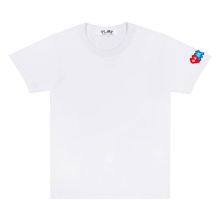 Comme des Garçons PLAY Double Heart T-Shirt 'White'