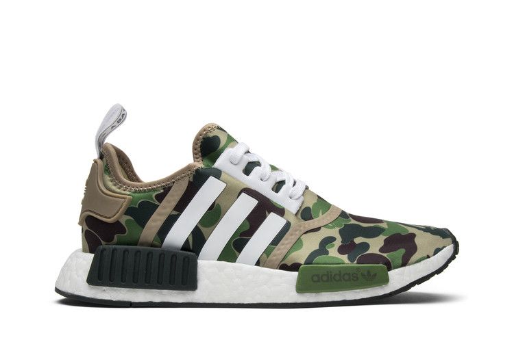 A Bathing Ape x adidas NMD_R1 'Olive Camo'