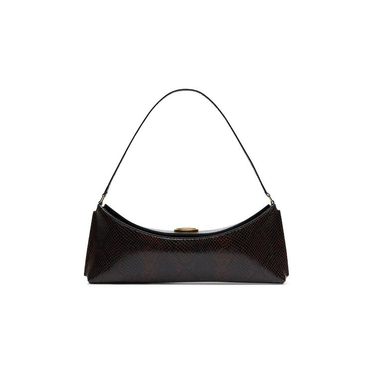 Jacquemus La Pochette Ovalo 'Dark Brown'