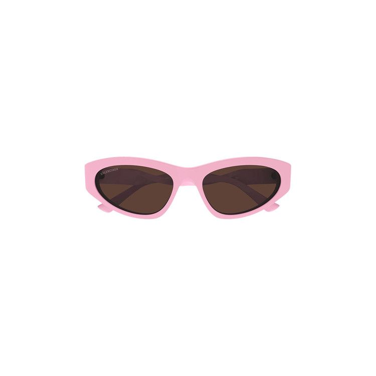 Balenciaga Cat Eye Sunglasses 'Pink/Brown'