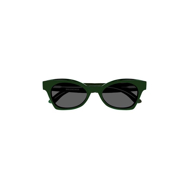 Balenciaga Cat Eye Sunglasses 'Green/Grey'