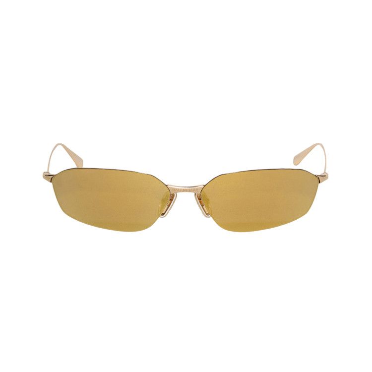 Balenciaga Oval Sunglasses 'Gold'