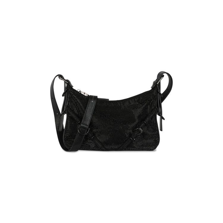 Givenchy Mini Voyou Satin/Strass Shoulder Bag 'Black'