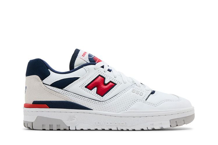 New Balance 550 'White Navy True Red'