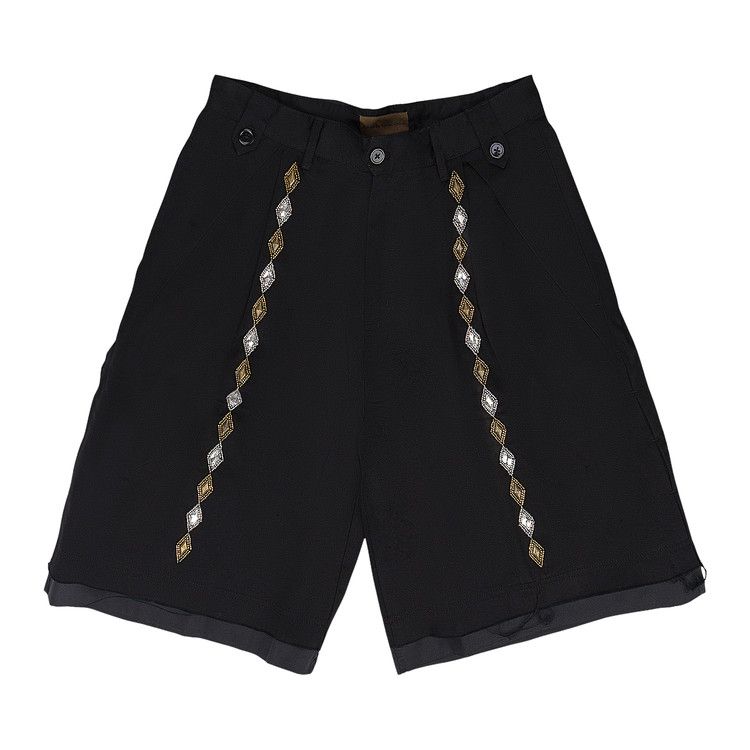 Birth of Royal Child Gemstone Bermuda Shorts 'Black'