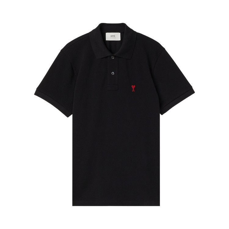 Ami ADC Polo Shirt 'Noir'