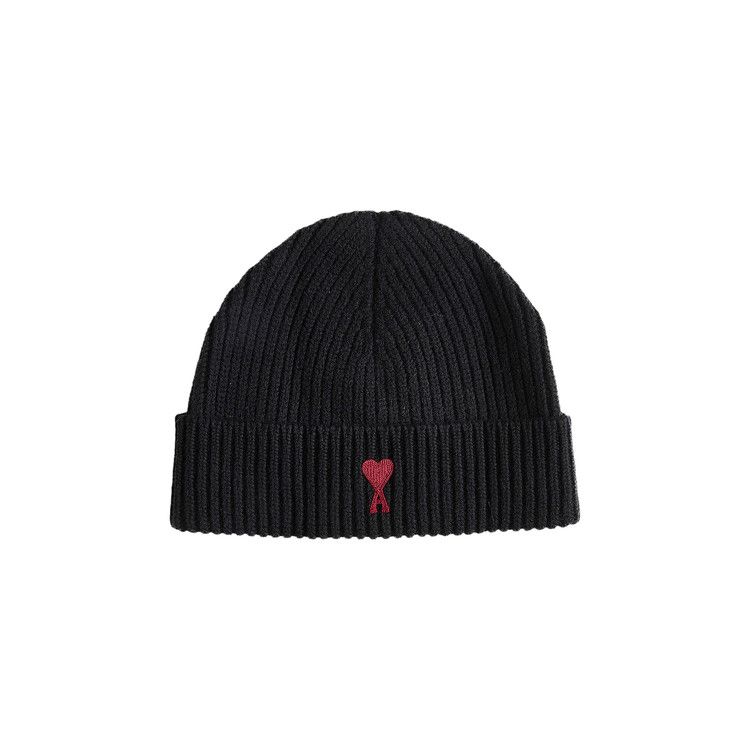 Ami Beanie 'Black/Red'