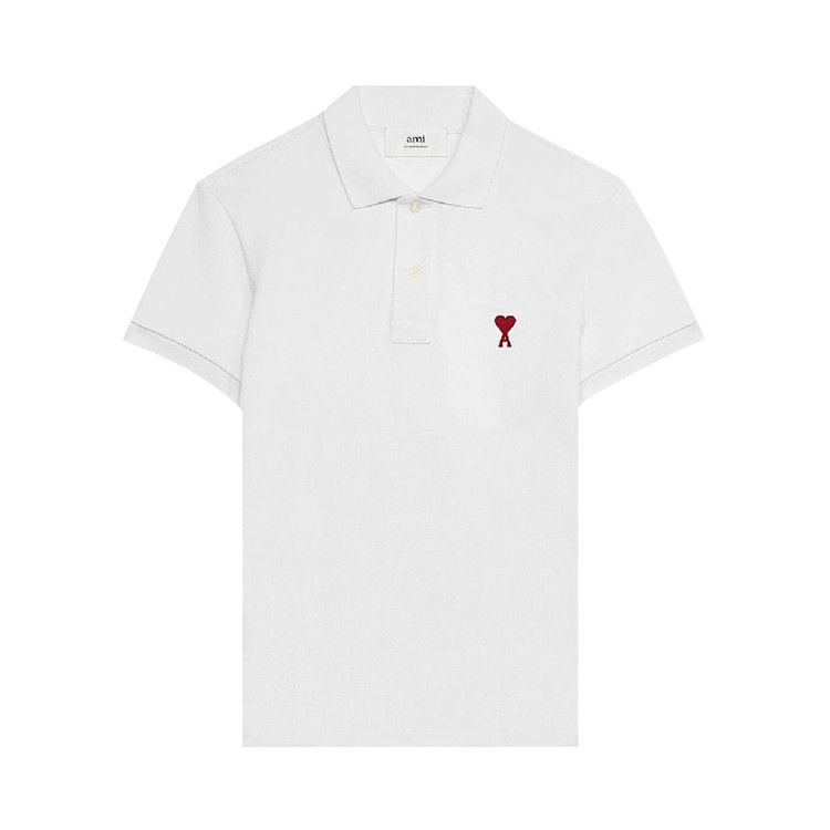 Ami ADC Polo Shirt 'White'