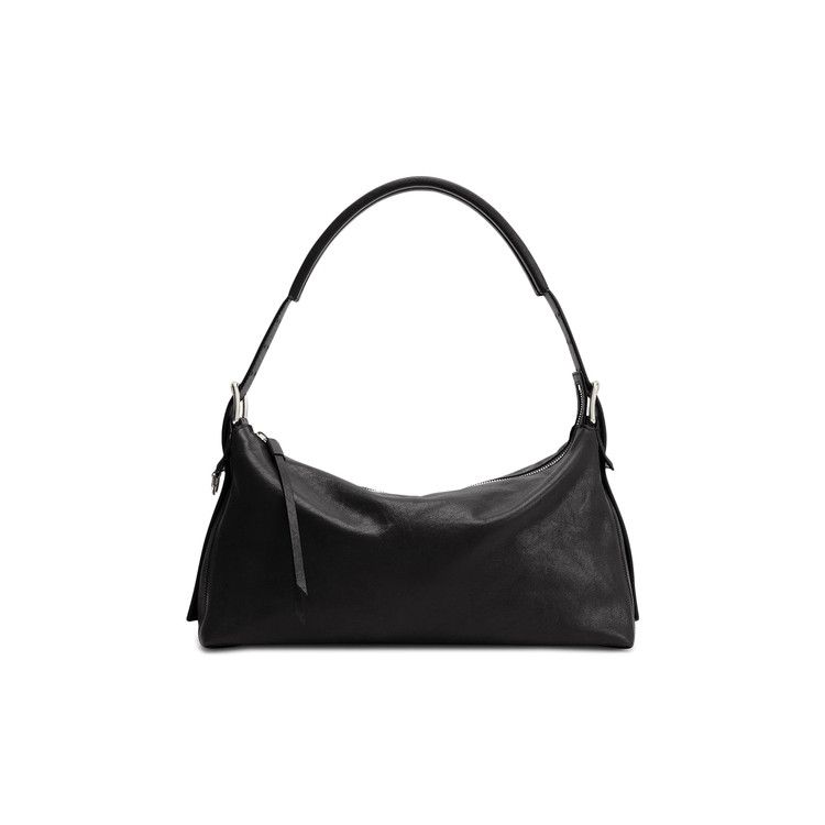 Lemaire Belted Baguette Bag 'Dark Chocolate'