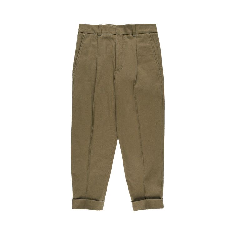 Acne Studios Cropped Trousers 'Olive Green'
