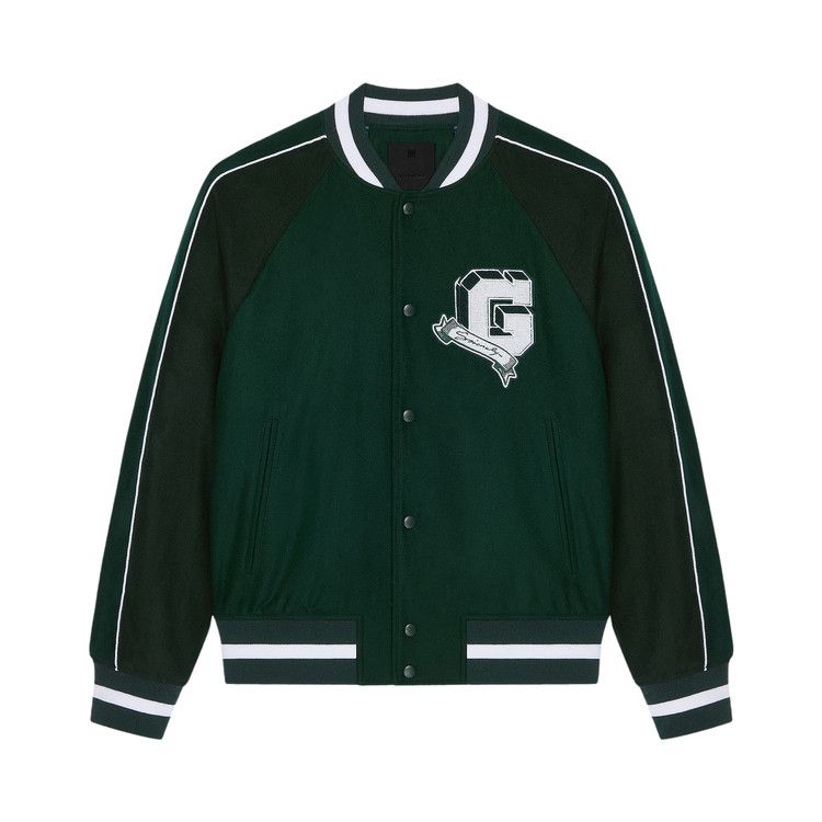 Givenchy College Varsity Jacket 'Dark Green'